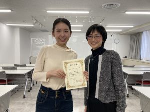 日本語の発音を学んだキムさん